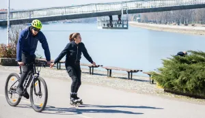 OSIJEK- 14.03.2022., Promenada, pripreme za proljeće uz sportske aktivnosti, slobodnjak.Foto: Andrea Ilakovac