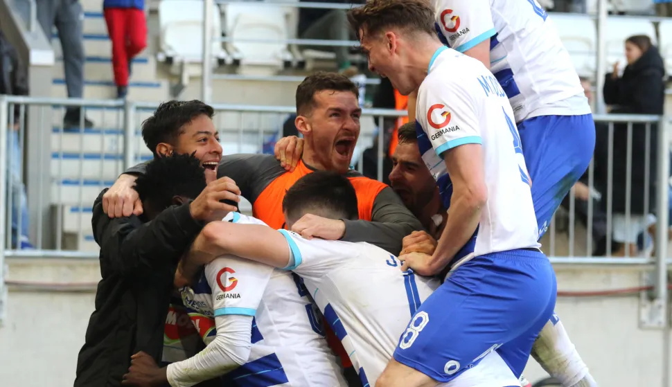 Osijek, 28. 02. 2026, Opus Arena, nogomet, Osijek - Vukovar, SuperSport HNL 25/26. Samuel Akere (57).snimio GOJKO MITIĆ