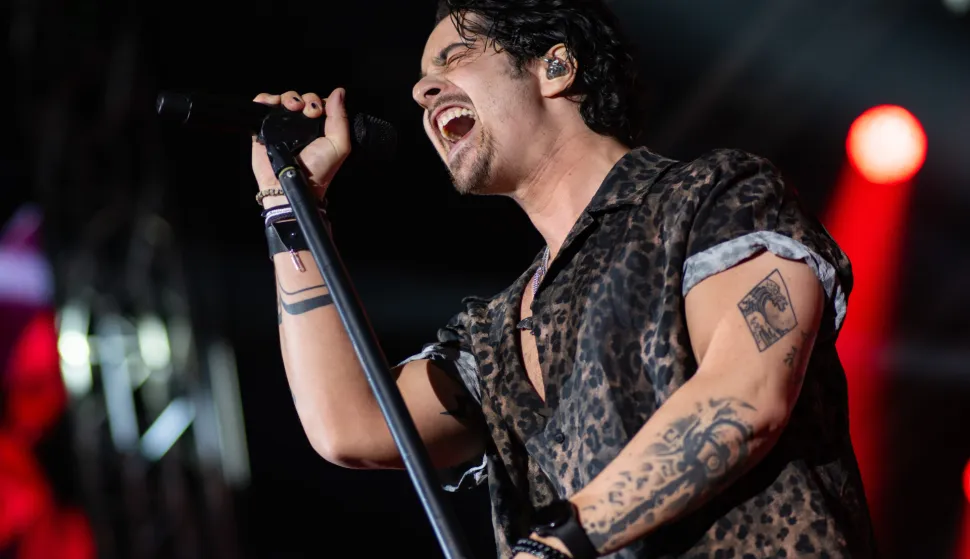 Osijek, 28. 2. 2026., Parni valjak koncert, Gradski vrtIgor Drvenkar; parni valjak; koncert; glazba; kultura; rock