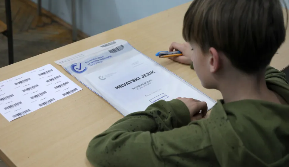 04.03.2024.,Sibenik-Ispitima iz hrvatskog jezika poceo je nacionalni ispiti za ucenike cetvrtih razreda, a novost je da ce ih do 8. ozujka umjesto u odabranim eksperimentalnim skolama pisati svi polaznici cetvrtog razreda, njih 37.007. Photo: Dusko Jaramaz/PIXSELL