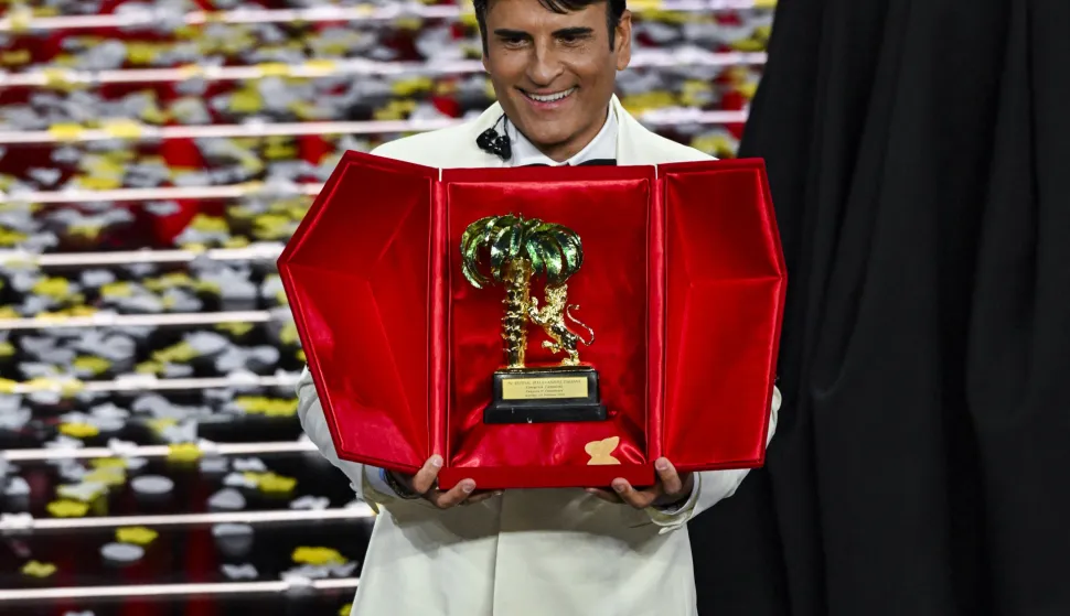 Sal Da Vinci76th Italian Song Festival of SanremoFinal Evening - PrizegivingTeatro Ariston - Sanremo, Italy28th February 2026&copy;SGPItaliaid 134399_077Not Exclusive Photo: SGP/SIPA USA