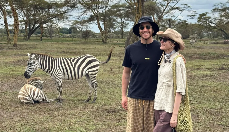 Lovro Žada i Karla Blažević u Keniji