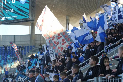 Osijek, 28. 02. 2026, Opus Arena, nogomet, Osijek - Vukovar, SuperSport HNL 25/26. Kohortasnimio GOJKO MITIĆ