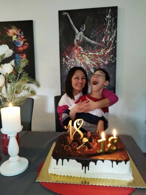 VUKOVAR - Viktorija Matin predsjednica Vukovarskh leptirića i sin Leo