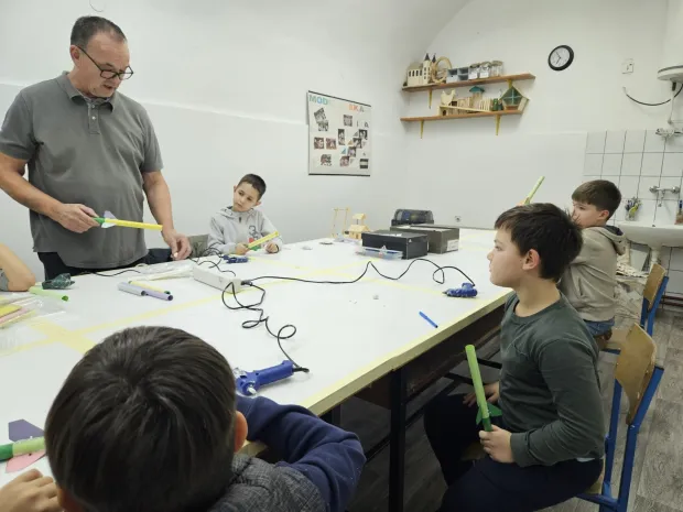 STEM radionice u Domu tehnikeOsijek, veljača 2026.Snimila: Ena Dumenčić