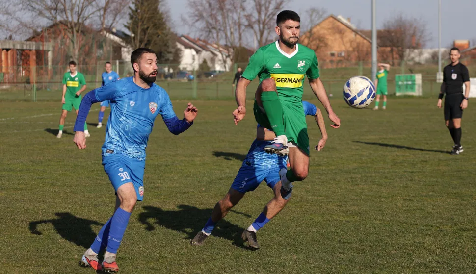 Čepin, 01. 03. 2026., Igrali&scaron;te u Čepinu, Čepin - Tomislav (Cerna), Treća NL Istok, nogometSNIMIO BRUNO JOBST