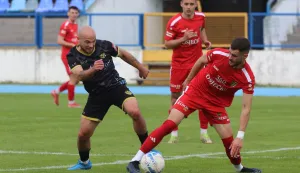 Osijek, 25. 04. 2025, Stadion Gradski vrt, nogomet, Zrinski Osječko 1664 - Vukovar 1991, SuperSport Prva liga. snimio GOJKO MITIĆ