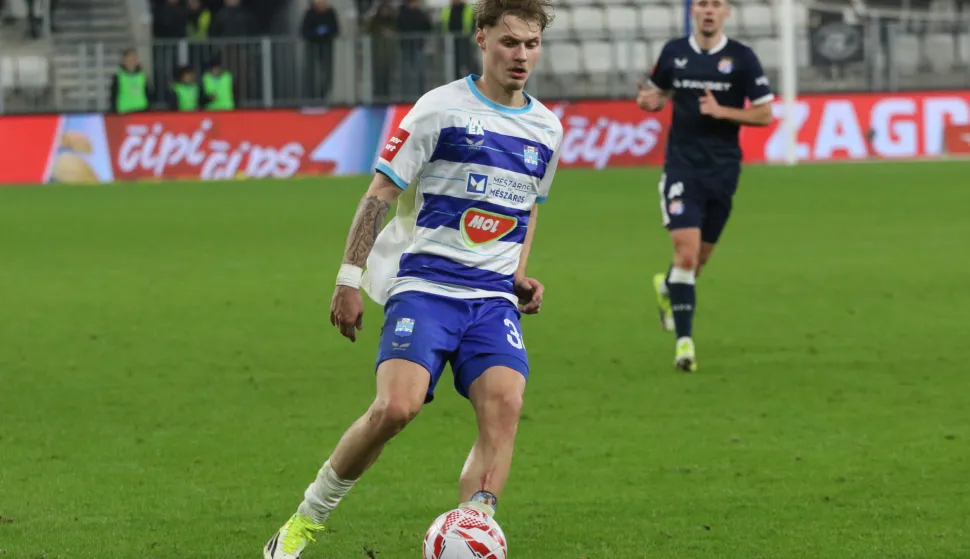 Osijek, 25. 01. 2026, Opus Arena, nogomet, Osijek - Dinamo. SuperSport HNL 25/26. Anton Matković (34).snimio GOJKO MITIĆ