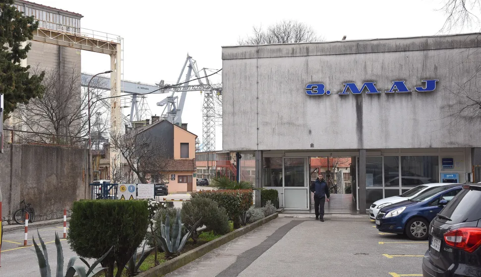 Brodogradili&scaron;te 3 Maj par ilustracija &scaron;kvera koji je prodan stranim kupcimaPlace: KantridaCity: Rijeka02.03.26.Foto:Dean Miculinić