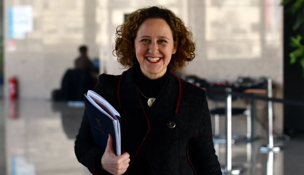 Zagreb, 21.02.2025 (novosti) - Vlada, sjednica, na slici Nina Obuljen Korzinek.foto Davor Kovacevicnovosti