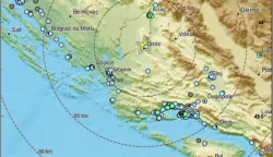ZAGREB, 4. ožujka 2026. (Hina) - Prilično jak potres s epicentrom kod Siverića nedaleko od Drni&scaron;a, magnitude 3.9 po Richteru zabilježen je u 1,23 sati, izvijestila je u srijedu hrvatska Seizmolo&scaron;ka služba.