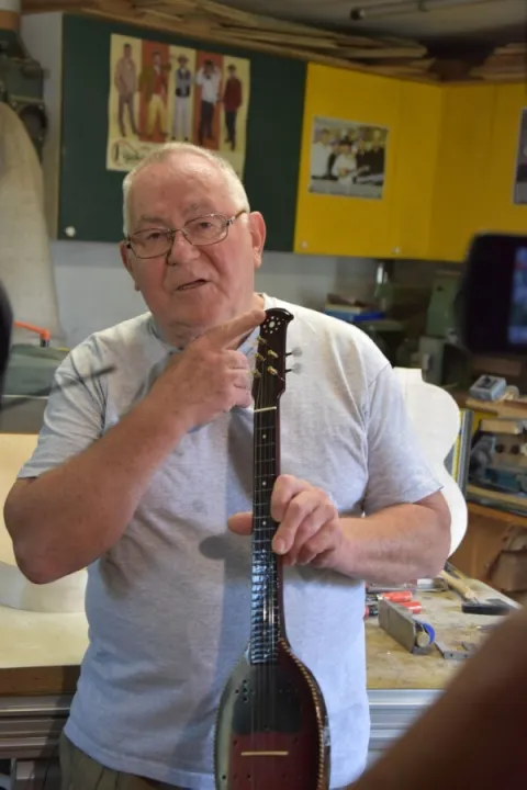 Drago Knobloch s jednim od svojih proizvodaSNIMIO: VLADIMIR GRGURIĆ