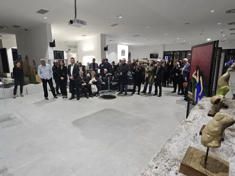 Otvorenje izložbe Dubravka Duića Dunje u Vinkovcima