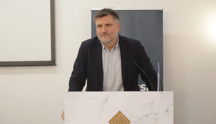 Osijek, 04. 03. 2026., FFOS, Centar za interdisciplinarna istraživanja, Scinetific inter_view, predavanje, Sa&scaron;a CvetojevićSNIMIO BRUNO JOBST