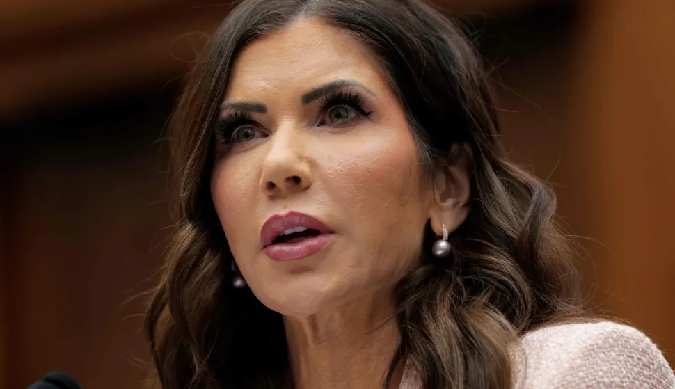 WASHINGTON, DC - MARCH 04: U.S. Secretary of Homeland Security Kristi Noem testifies during a House Judiciary Committee hearing in the Rayburn House Office Building on March 04, 2026 in Washington, DC. Noem is appearing before Congress for a second day as she faces questions on the department's handling of immigration enforcement and the effects of its partial shutdown. Heather Diehl/Getty Images/AFP (Photo by Heather Diehl/GETTY IMAGES NORTH AMERICA/Getty Images via AFP)