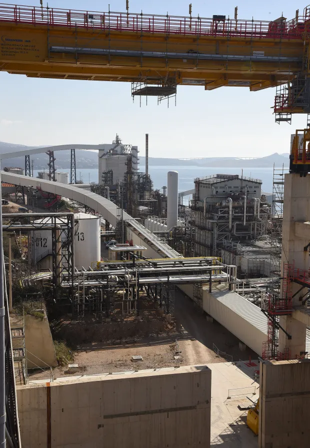 Reportaža, Rafinerija nafte Rijeka, Urinj05.03.26.Foto:Dean Miculinić