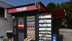 10.09.2015., Varazdin - Tiskov kiosk u Varazdinu gdje je pronadjena vrecica s 15.000 kuna.Photo: Vjeran Zganec Rogulja/PIXSELL
