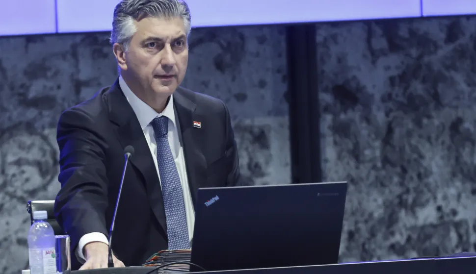 Zagreb, 05.03.2026 - Redovita sjenoca Vlade RH. Na fotografiji Andrej Plenković.foto HINA/ Admir BULJUBA&Scaron;IĆ/ abu