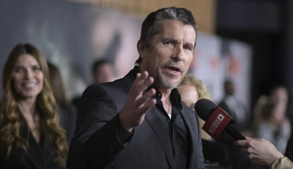 Christian Bale walking the red carpet at the US Premiere of 'The Bride!', The Rose Theater Jazz Lincoln Center, New York, NY, March 3, 2026.(Photo by Anthony Behar/Sipa USA) Photo: Anthony Behar/SIPA USA
