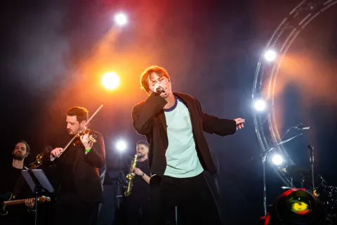 Osijek, 7. 3. 2026., Koncert Jakova Jozinovića, Gradski vrtJakov Jozinović; koncert; glazba; kultura