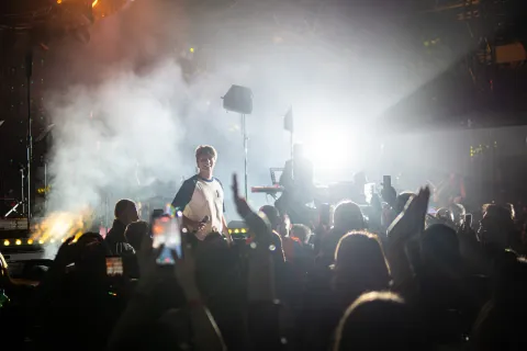 Osijek, 7. 3. 2026., Koncert Jakova Jozinovića, Gradski vrtJakov Jozinović; koncert; glazba; kultura