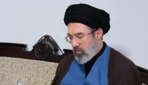 FILE PHOTO: Mojtaba Khamenei, the second son of Iran's Supreme Leader Ayatollah Ali Khamenei, visits Hezbollah's office in Tehran, Iran, October 1, 2024. Office of the Iranian Supreme Leader/WANA (West Asia News Agency)/Handout via REUTERS ATTENTION EDITORS - THIS PICTURE WAS PROVIDED BY A THIRD PARTY./File Photo Photo: OFFICE OF THE IRANIAN SUPREME LE/REUTERS