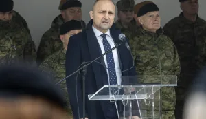 Zagreb, 10.2.2026 - Ministar obrane Ivan Anu&scaron;ić (na slici) sudjelovao je na svečanom ispraćaju 8. hrvatskog kontingenta u Mađarsku. Foto Hina/ Dario GRZELJ/ dag
