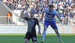 Osijek, 28. 02. 2026, Opus Arena, nogomet, Osijek - Vukovar, SuperSport HNL 25/26. Arnel Jakpović (17).snimio GOJKO MITIĆ