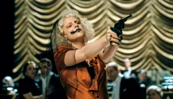 USA. Jessie Buckley in (C)Warner Bros new movie: The Bride (2026). Plot: In 1930s Chicago, Frankenstein asks Dr. Euphronius to help create a companion. They give life to a murdered woman as the Bride, sparking romance, police interest, and radical social change. Ref:LMK106-J11644-040326 Supplied by LMKMEDIA. Editorial Only. Landmark Media is not the copyright owner of these Film or TV stills but provides a service only for recognised Media outlets. pictures@lmkmedia.com Photo: Supplied by LMK/ipa-agency.net/IPA