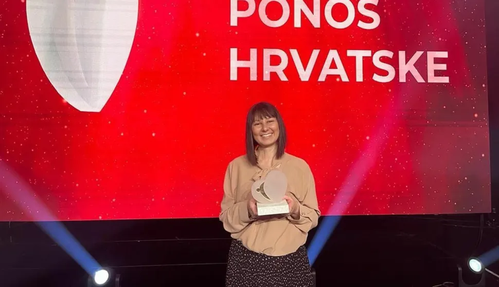Viktorija Matin na dodjeli nagrade "Ponos Hrvatske"