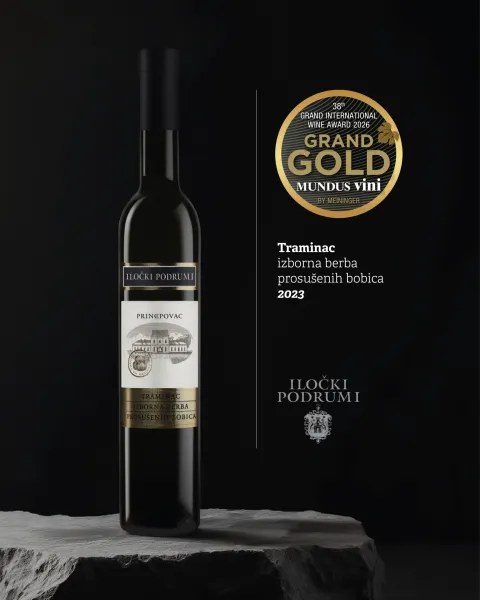 Iločki podrumi, Traminac izborna berba prosu&scaron;enih bobica 2023 