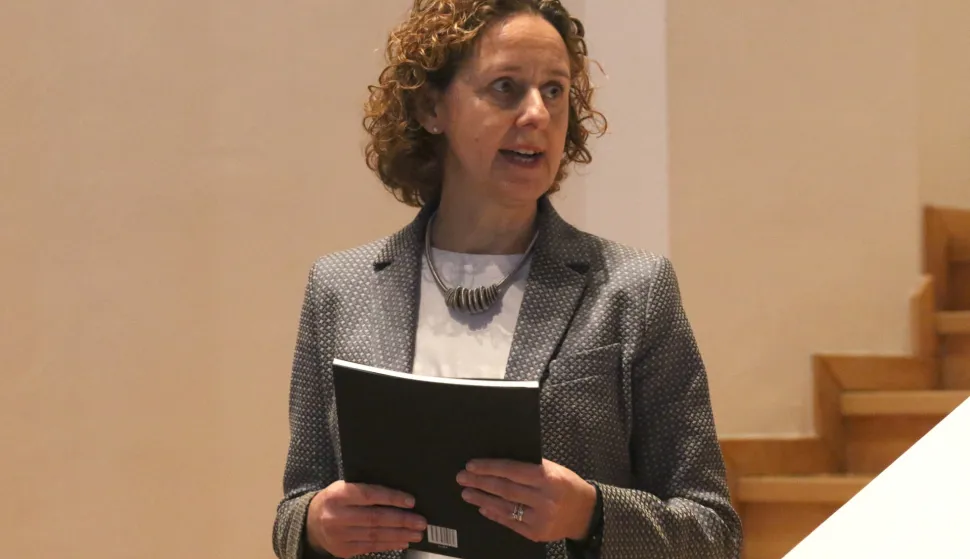 Osijek, 01. 12. 2025, Arheolo&scaron;ki muzej, izložba "Batina - blago križa". Otvorenje izložbe. Izložbu je otvorila ministrica kulture RH, Nina Obuljen Koržinek.snimio GOJKO MITIĆ