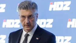 Zagreb, 09.03.2026. - Izjava premijera Anfreja Plenkovića nakon zajedničke sjednice Predsjedni&scaron;tva i Nacionalnog odbora HDZ-a.Na fotografiji Andrej Plenković.foto HINA/ Edvard &Scaron;U&Scaron;AK