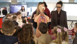 Osijek, 12. 03. 2026., FAZOS, SciArt, Muzza, otvaranje, otvorenje, Dan znanosti i umjetnosti, studenti, učenici, vrtićarci, sajam, MFOSSNIMIO BRUNO JOBST