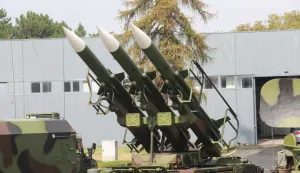 25, September, 2023, Belgrade - The 11th international arms and military equipment fair "PARTNER 2023" will be held from September 25 to 28 at the Belgrade Fair. Photo: Milos Tesic/ATAImages25, septembar, 2023, Beograd - 11. medjunarodni sajam naoruzanja i vojne opreme "PARTNER 2023" bice odrzan od 25. do 28. septembra na Beogradskom sajmu. Photo: Milos Tesic/ATAImages Photo: Milos Tesic/ATAImages/PIXSELL