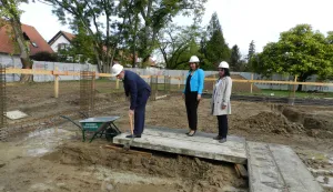 POŽEGA - Položen kamen temeljac za zgradu Regionalnog centra kompetencija u poljoprivredi, RUJAN 2022.ministar znanosti i obrazovanja Radovan Fuchs 