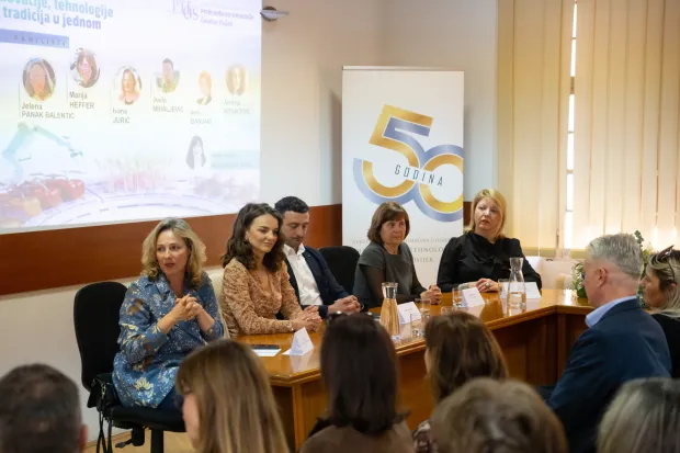 Osijek, 13. 3. 2026., Okusi budućnosti iz Slavonije, Prehrambeno tehnolo&scaron;ki fakultet OsijekIvana Jurić; Jelena Panak Balentić; Josip Mihaljević; Marija Heffer; Ines Banjari; okusi budućnosti; Slavonija; hrana; PTFOS; prehrana