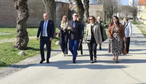 Ministrica kulture i medija Nina Obuljen Koržinek za radnog posjeta istoku&nbsp;Vukovarsko-srijemske županije&nbsp; ožujak 2026.