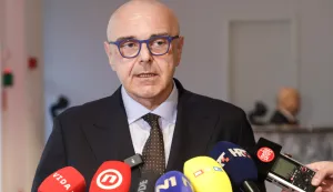 Zagreb, 20.02.2026 - Nastavak 9. sjednice Hrvatskog. Sabor je potvrdio za Alena Ružića za novog ministra rada, mirovinskog sustava, obitelji i socijalne politike. Na fotogrtafiji Alen Ružić.foto HINA/ Admir BULJUBA&Scaron;IĆ/ abu