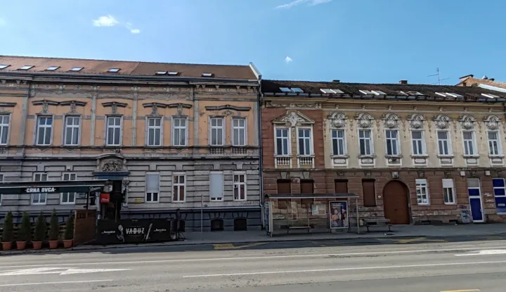 Kuće Woger u Vukovarskoj 2 i 4Osijek, 15. ožujka 2026.Snimio: Grgur Marko Ivanković