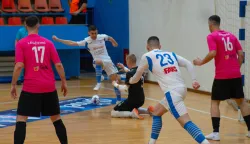 Osijek, 14. 3. 2026., Futsal Osijek Kandit - Crnica &Scaron;ibenik, Dvorana Zrinjevacfutsal; Kandit Osijek; Crnica &Scaron;ibenik; sport