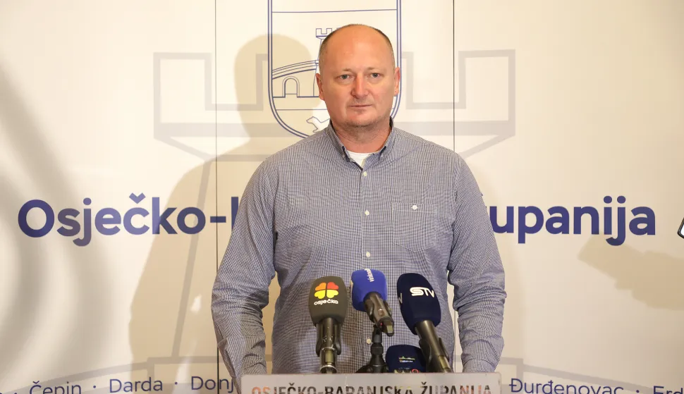 Osijek, 06. 11. 2025., Županijska 4, koordinacija, gradonačelnici, načelnici, OBŽ, Davor Tubanjski - Antunovac SNIMIO BRUNO JOBST