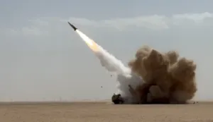 This frame grab obtained from undated and unlocated video released by the US Central Command on their X account @CENTCOM on March 4, 2026 shows what US Central Command says are long-range Precision Strike Missiles (PrSMs) used in combat during "Operation Epic Fury". President Donald Trump is "actively considering" a US role in Iran after the American-Israeli operation against the country concludes, the White House said on March 4. (Photo by US Central Command (CENTCOM)/AFP)/RESTRICTED TO EDITORIAL USE - MANDATORY CREDIT "AFP PHOTO/US CENTRAL COMMAND " - NO MARKETING NO ADVERTISING CAMPAIGNS - DISTRIBUTED AS A SERVICE TO CLIENTS