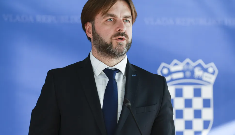 Zagreb, 05.03.2026. - Izjave za medije nakon 282. sjednice Gospodarsko-socijalnog vijeća (GSV). Na fotografiji Tomislav Ćorić. foto HINA/ Lana SLIVAR DOMINIĆ/ lsd