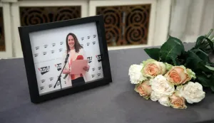 Zagreb, 16.03.2026 - Komemoracija za novinarku Milu Moralić održana je u Velikoj dvorani Novinarskog doma u Zagrebu.foto HINA/ Denis CERIĆ /dc