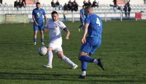 Vi&scaron;njevac, 15. 03. 2026., Igrali&scaron;te u Vi&scaron;njevcu, Vi&scaron;njevac - Sloga (&Scaron;titar), MŽNL Osijek - Vinkovci SNIMIO BRUNO JOBST