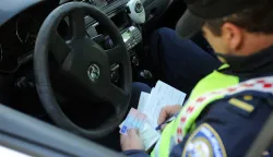 RIJEKA, 21. 09. 2017. - POLICIJA, EUROPSKI DAN BEZ POGINULIH U PROMETU, BIVIO, BRZINA, KAMERA, SNIMANJE BRZINE, PROMET, PREKR?AJ, KAZNA  SNIMIO: VEDRAN KARUZA