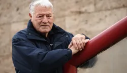 14.01.2016., Zagreb - Zlatko &Scaron;imenc, bivsi hrvatski reprezentativac u vaterpolu i rukometu. Na Olimpijskim igrama u Tokiju 1964. g. igra za reprezentaciju Jugoslavije te osvaja srebrnu medalju u vaterpolu."nPhoto: Robert Anic/PIXSELL "n 