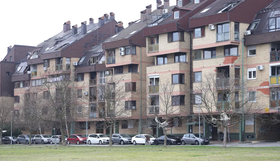 Osijek, 03. 02. 2025., nekretnine, nekretnina, stambena zgrada, stambene zgrade, zgrada, ilustracijaSNIMIO BRUNO JOBST