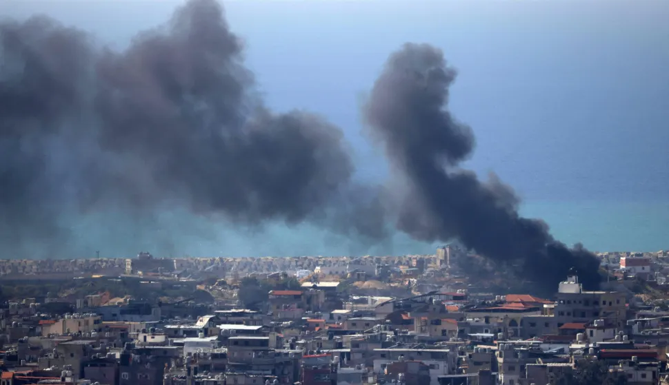 Smoke rises from the site of an Israeli air strike that targeted an area in the southern suburbs of the Lebanese capital Beirut on March 17, 2026. Israel launched a wave of strikes on Tehran and Beirut while attacks in Baghdad drew neighbouring Iraq deeper into the Middle East war that has sparked economic turmoil across the globe. The war, now in its third week, has killed hundreds and quickly spread to include Iranian strikes on Gulf nations as well Israeli bombardment of Lebanon. (Photo by ibrahim amro/AFP)